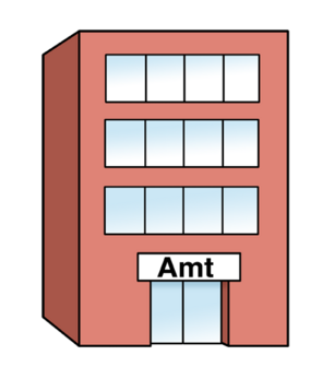 Symbolgrafik - Amtsgebäude